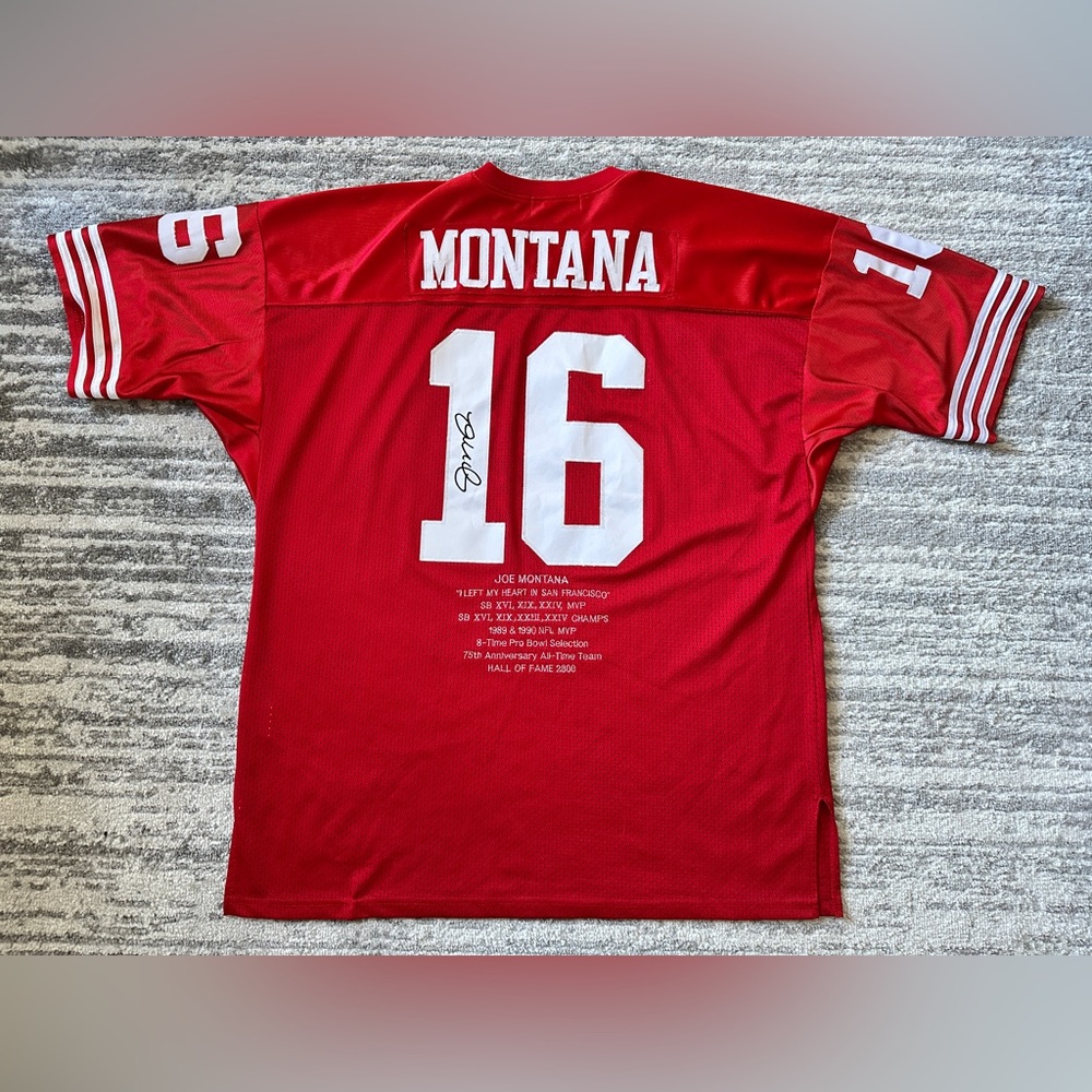 Mitchell & Ness San Francisco 49ers Joe Montana Hall of Fame jersey - Picture 2 of 7